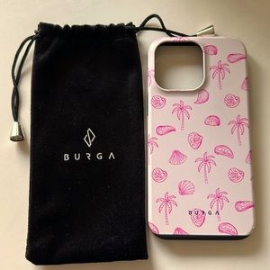 Authentic Burga MagSafe touch iPhone 14 Pro Max case (design: Beach Please)
